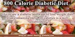 800 calorie diabetic diet plan is a well established, non surgical method for you to achieve weight loss &#8805;10% within 3 months