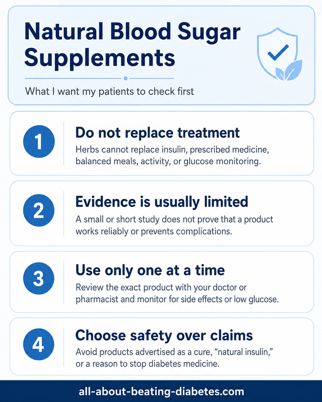 natural blood sugar supplements