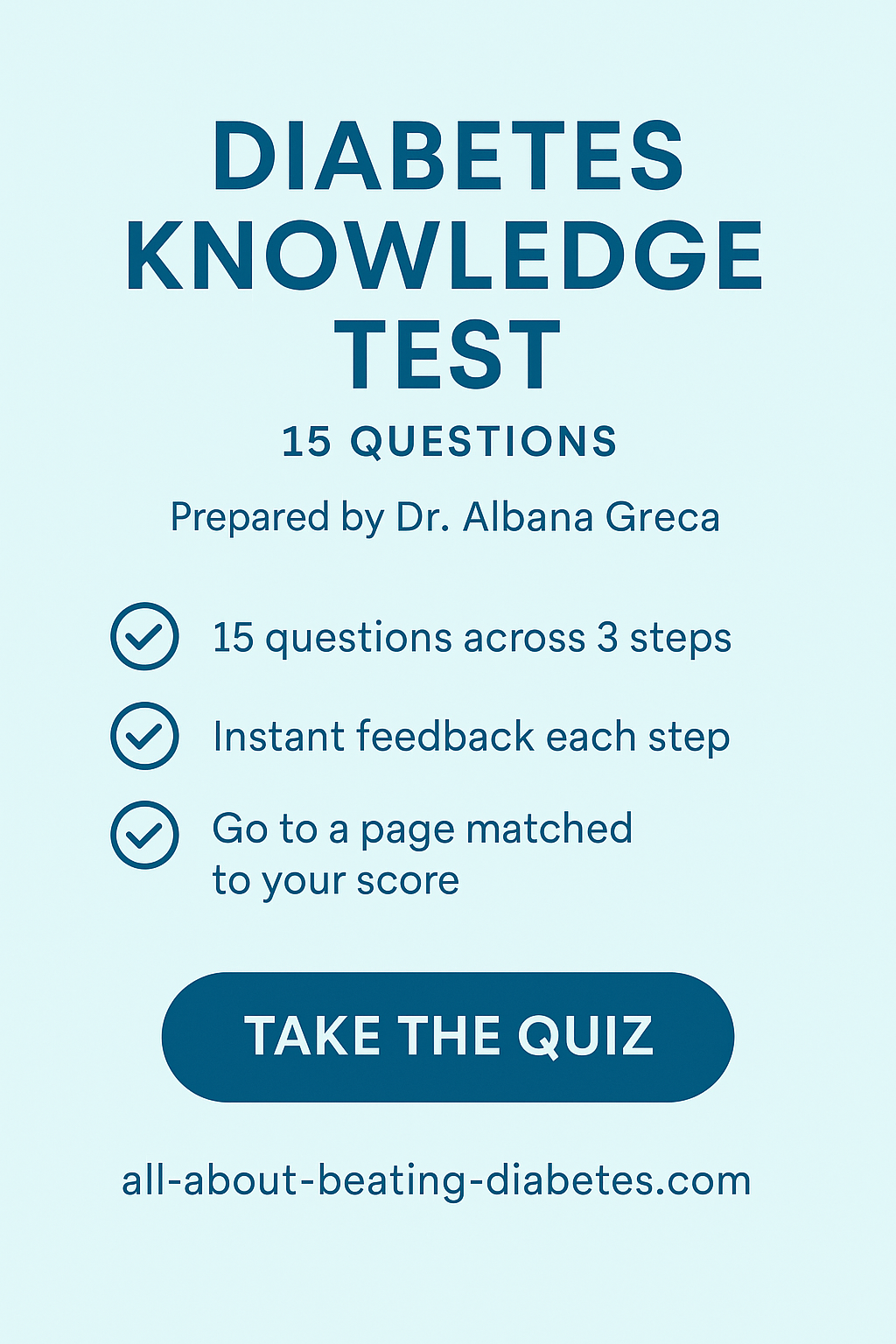 diabetes knowledge test