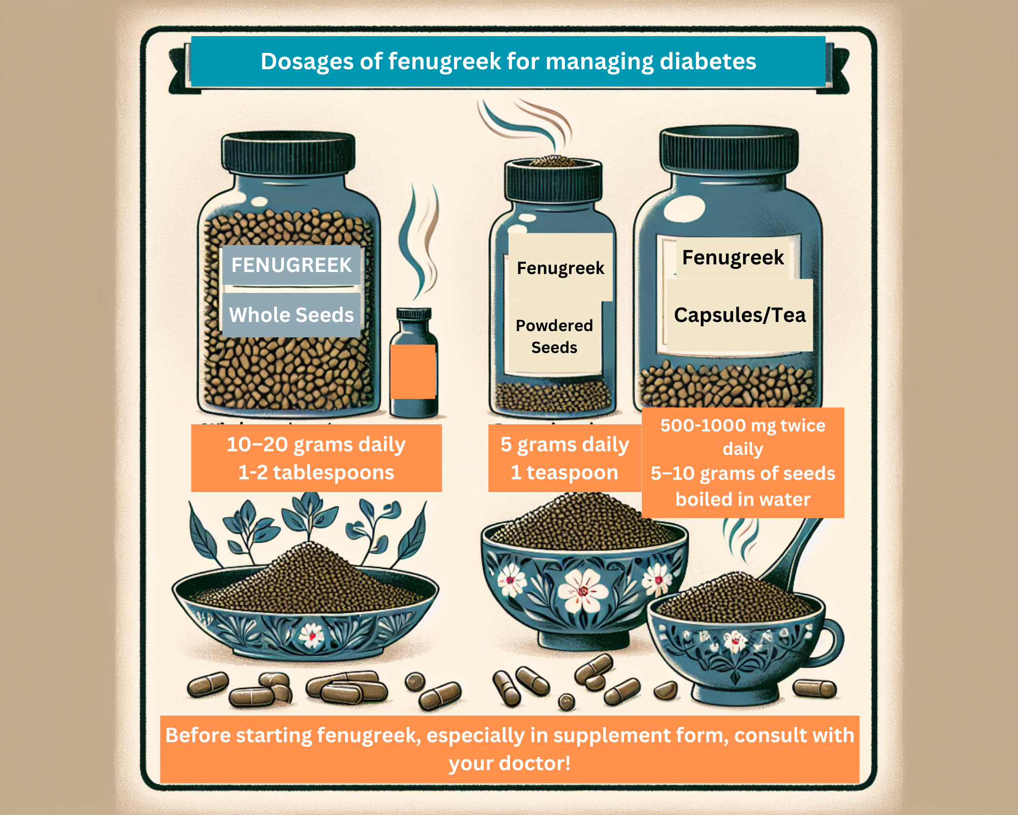 fenugreek dosage