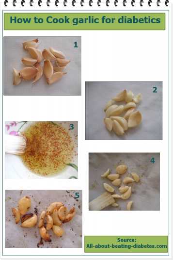cook garlic diabetes