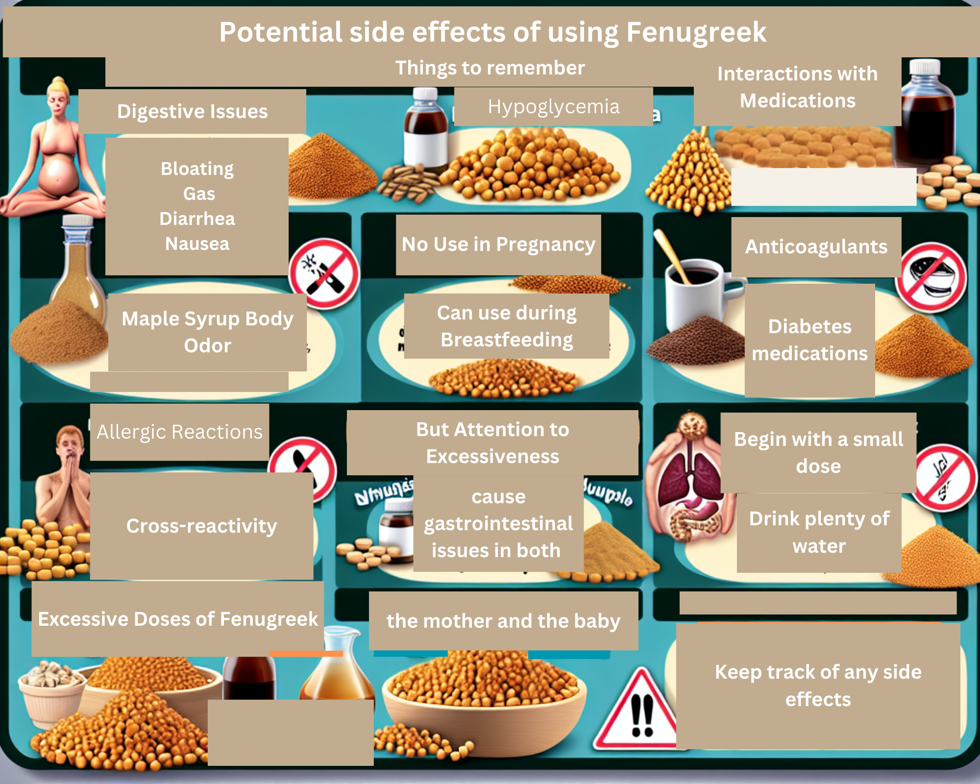 potential side effects of fenugreek