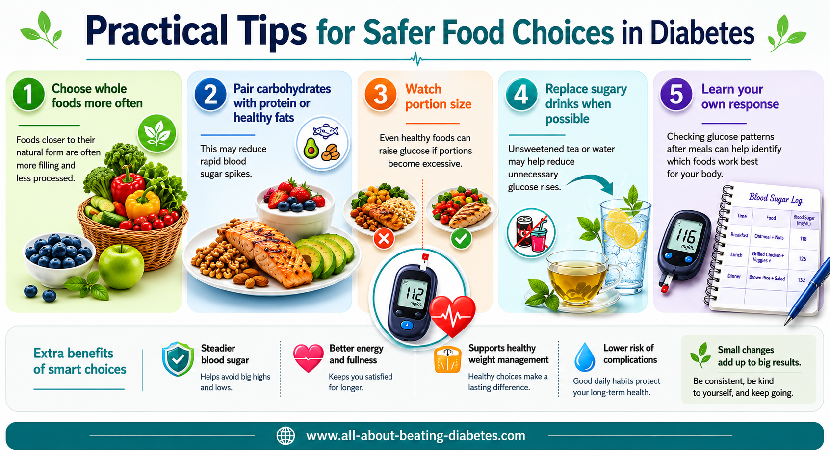 practical tips for safer food choices in diabetes