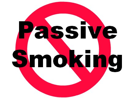 No-smoking symbol representing protection from passive or secondhand tobacco smoke